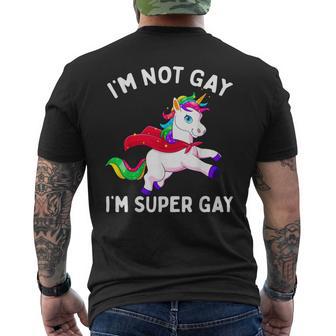 Unicornio Gay Lgbt Pride Bandera Lgbtq Nooy Gay Camiseta Hombre Estampado Espalda - Regaloses