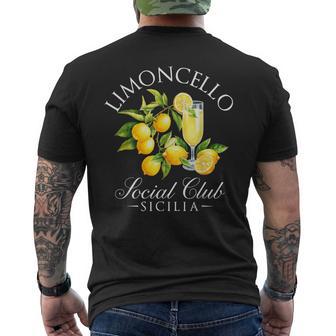 Vacaciones Italianas Limoncello Limoncelloocial Clubicilia Camiseta Hombre Estampado Espalda - Regaloses