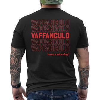 Vaffanculo Italian Sayings Slang Italy Language Men's T-shirt Back Print - Thegiftio UK