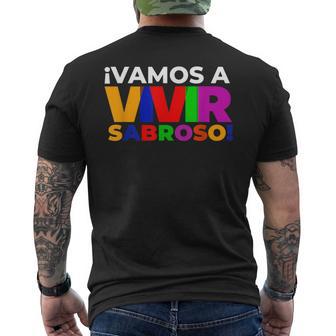 Vamos Aivirabroso Frase フランシア・マルケス メンズTシャツ バックプリント - Kawaiitshirt