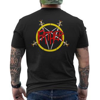 Vater Lustige Heavy Metal- Und Hardrock-Musik Amatertag T-Shirt mit Rückendruck - Seseable