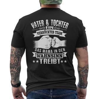 Vater Und Tochter Partnerlook Papaatertagpruch Geschenk T-Shirt mit Rückendruck - Seseable