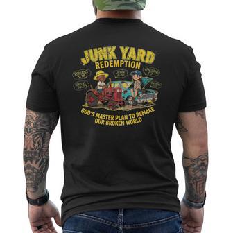 Vbs 2026 Junk Yard Redemption Kids Theme Men's T-shirt Back Print - Thegiftio UK