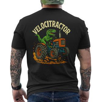 Velocitractor Dinosaurio Con Tractor Camiseta Hombre Estampado Espalda - Regaloses