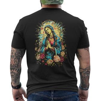 Vierge Marie Religieusepirituelleierge Marie T-shirt imprimé au dos - Cadeauxyz