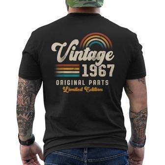 Vintage 1967 Piezas Originales 59 Aniversario Retro Camiseta Hombre Estampado Espalda - Regaloses