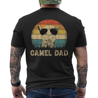 Vintage Camel Dad Camel Lovers Daddy Father's Day Men's T-shirt Back Print - Thegiftio UK