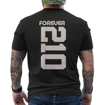 Vintage Forever 210 Texas Area Code 210 メンズTシャツ バックプリント - Kawaiitshirt