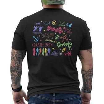 Vintage Kpop Graphics 90S Eye Men's T-shirt Back Print | Seseable CA
