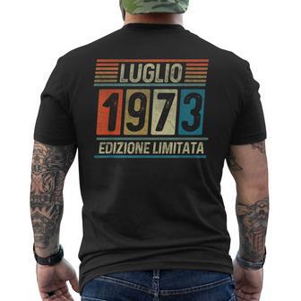 Vintage Luglio 1973 53 Compleanno Anni Uomo Donna T-shirt da uomo con stampa posteriore - Novitaregali