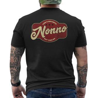 Vintage Nonno Like A Grandpa But Cooler Italian Nono Men's T-shirt Back Print - Thegiftio UK