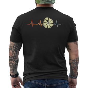 Vintage Pizza Heartbeat Pizzaiolo Pizzeria T-shirt da uomo con stampa posteriore - Novitaregali