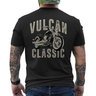 Vulcan Vn900 Classic Street Cruiser Motorcycle Vintage Men's T-shirt Back Print - Thegiftio UK