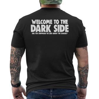 Welcome To The Darkide メンズTシャツ バックプリント - Kawaiitshirt