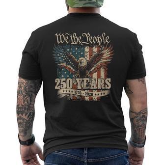 Women's America Usa 250 Years Birthday 250Th Anniversary 4Th Of July Men's T-shirt Back Print - Thegiftio UK