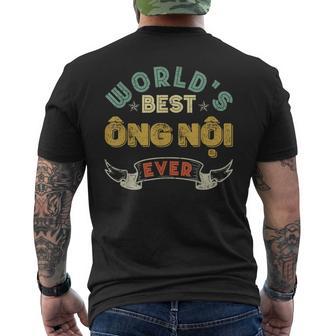 World's Best Ong Noi Ever – ietnamese Grandpa T-shirt imprimé au dos - Cadeauxyz