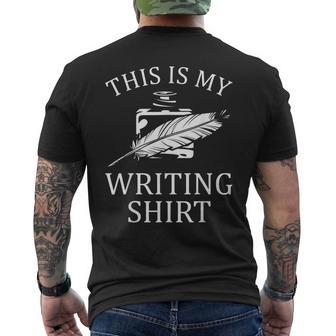 This Is My Writing Auteur De Livre Poésie T-shirt imprimé au dos - Cadeauxyz
