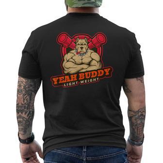 Yeah Buddy Balanceo Ligero Para Culturismo Gimnasio Camiseta Hombre Estampado Espalda - Regaloses