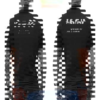 Yes Or No Do You Like Me 面白い服tシャツ メンズTシャツ バックプリント - Kawaiitshirt