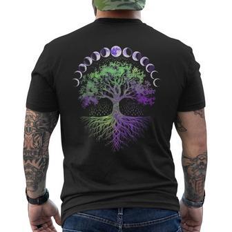 Yggdrasil Tree Valhalla Norse Mythology Viking Men's T-shirt Back Print - Thegiftio UK