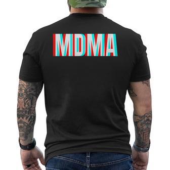 Zshop Techno Rave Und Festival Diseño De Mdma In Mangas Camiseta Hombre Estampado Espalda - Regaloses