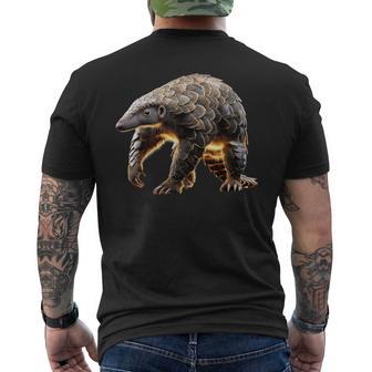 かわいいセンザンコウ ウロコアリクイ センザンコウ メンズTシャツ バックプリント - Kawaiitshirt