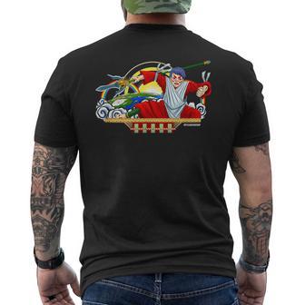 ねぶたデザイン シン メンズTシャツ バックプリント - Kawaiitshirt