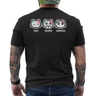 びーえするるる【Bsテレ東公式】見ざる 言わざるる 聞かざるるるtシャツ（ブラック） メンズTシャツ バックプリント - Kawaiitshirt