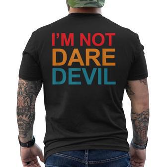 アイム・ノット・デアデビル・アパレル メンズTシャツ バックプリント - Kawaiitshirt