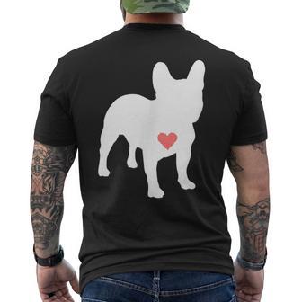 アイ・ラヴ・マイ・フレンチ・ブルドッグ メンズTシャツ バックプリント - Kawaiitshirt