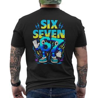 イタリアンブレインロットシックスセブン 6 7Ixeven メンズTシャツ バックプリント - Kawaiitshirt