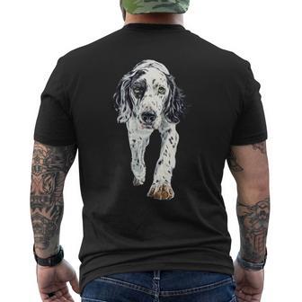 イングリッシュセッター 長袖tシャツ メンズTシャツ バックプリント - Kawaiitshirt