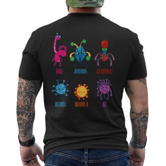 ウイルス学者のためのかわいいウイルスtシャツ メンズTシャツ バックプリント - Kawaiitshirt