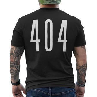 エリアコード 404 アトランタ ジョージア Ga Four Zero Four 404 長袖tシャツ メンズTシャツ バックプリント - Kawaiitshirt