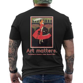 オーブリー・ビアズリーザ・スリッパ メンズTシャツ バックプリント - Kawaiitshirt