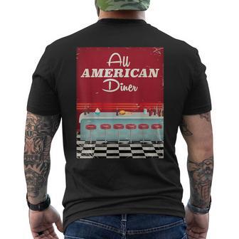 オールアメリカンダイナー メンズTシャツ バックプリント - Kawaiitshirt
