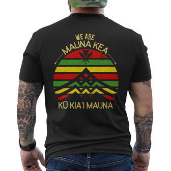 カナカ マオリ フラッグ We Are Mauna Kea No Tmt 長袖tシャツ メンズTシャツ バックプリント - Kawaiitshirt