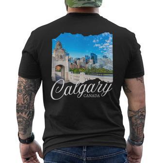 カナダのお土産カルガリー メンズTシャツ バックプリント - Kawaiitshirt