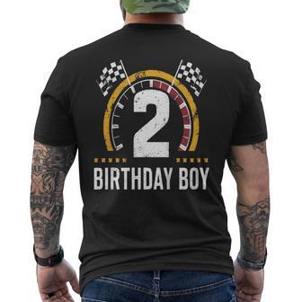 キッズ 2歳 誕生日 男の子 レーシング スピードメーター メンズTシャツ バックプリント - Kawaiitshirt