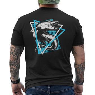 キッズ 先史時代モササウルス メンズTシャツ バックプリント - Kawaiitshirt