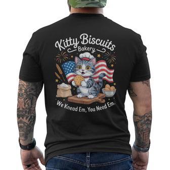 キティビスケットベーカリー メンズTシャツ バックプリント - Kawaiitshirt