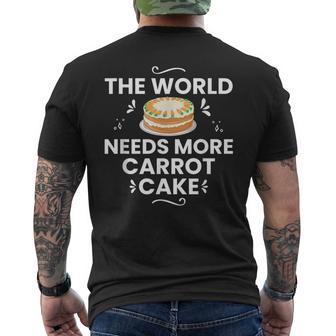 キャロットケーキ レシピ カップケーキ パイ グルテンフリー ビーガン メンズTシャツ バックプリント - Kawaiitshirt
