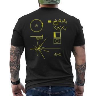 クラシック Nasa ボイジャー ゴールデンレコード 長袖tシャツ メンズTシャツ バックプリント - Kawaiitshirt