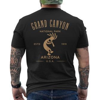 グランドキャニオン国立公園アリゾナデザイン メンズTシャツ バックプリント - Kawaiitshirt