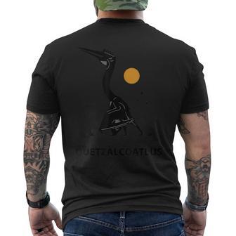ケツァルコアトルス 恐竜 化石 頭蓋骨 骨格 古生物学 メンズTシャツ バックプリント - Kawaiitshirt