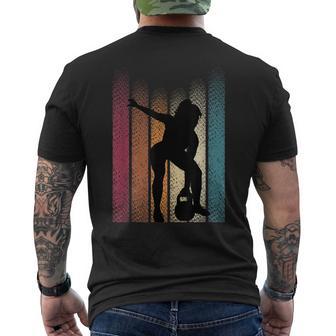ケトルベル レトロ ワークアウト パワーリフティング ボディビルダー パンプペン メンズTシャツ バックプリント - Kawaiitshirt