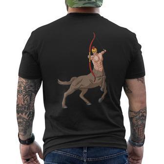 ケンタウロスモンスター神話ケンタウロスビースト メンズTシャツ バックプリント - Kawaiitshirt