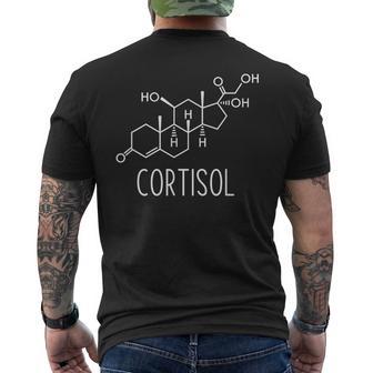 コルチゾール 化学式 医学 生化学 メンズTシャツ バックプリント - Kawaiitshirt