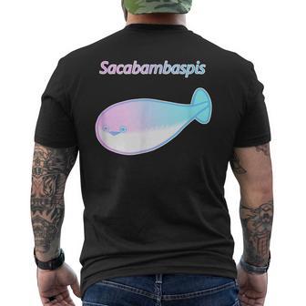 サカバンバスピス パステルカラー おもしろ ゆるかわ かわいい ギフト メンズTシャツ バックプリント - Kawaiitshirt