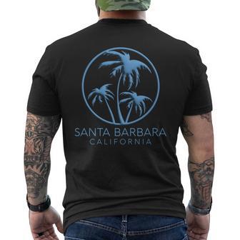 サンタ バーバラ ビーチ カリフォルニア サーフ ヴィンテージ カリ イスラビスタ 長袖tシャツ メンズTシャツ バックプリント - Kawaiitshirt
